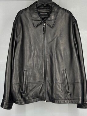 Murano Leather Jacket Size L like new condition